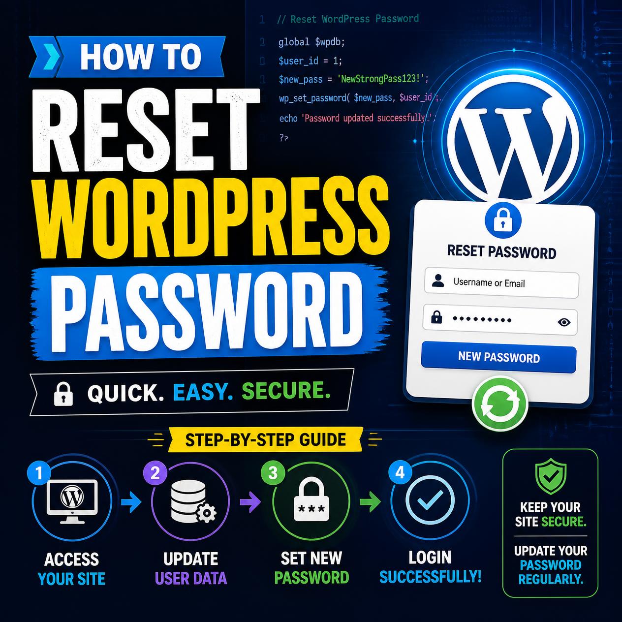 How to Reset WordPress Password