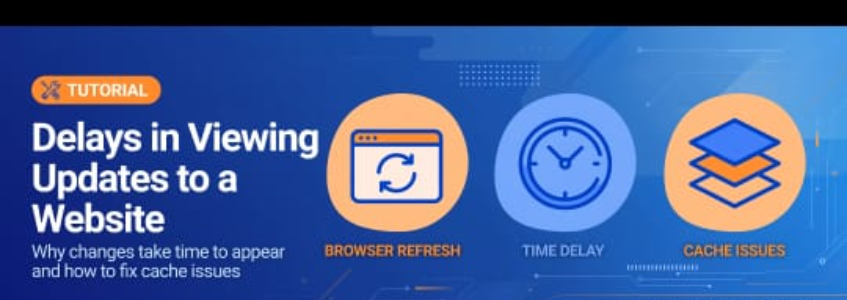 Delays in viewing updates to a website