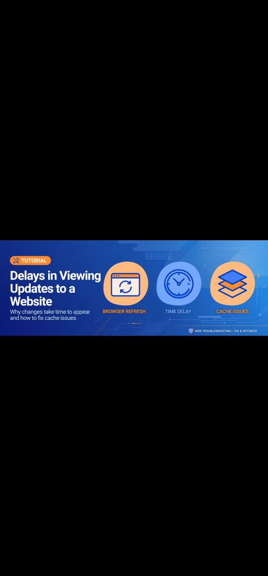 Delays in viewing updates to a website